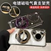 Compatible with Huawei Pura70Ultra phone case, transparent electroplated airbag, magnetic stand, p70Pro all-inclusive lens details Picture